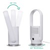 Refurbished electriQ Bladeless Tower Fan and True HEPA Air Purifier for Home with UV Light &amp; Smart WiFi