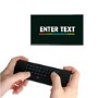 GRADE A2 - electriQ 3-in-1 Magic Remote with Wireless Keyboard and Air Mouse plus Voice Input for Smart TV Android PC Laptop