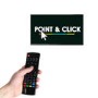 GRADE A2 - electriQ 3-in-1 Magic Remote with Wireless Keyboard and Air Mouse plus Voice Input for Smart TV Android PC Laptop