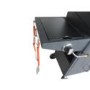 GRADE A3 - Heavy cosmetic damage - iQ 3 Burner Gas BBQ with Side Burner. Free Accessory Pack Includes BBQ Cover and Utensil Set
