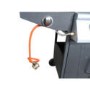 GRADE A3 - Heavy cosmetic damage - iQ 3 Burner Gas BBQ with Side Burner. Free Accessory Pack Includes BBQ Cover and Utensil Set