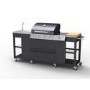 GRADE A1 - The Texas Outdoor 4 Burner BBQ Kitchen - Includes BBQ Cover and Utensils Set