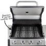 GRADE A1 - The Texas Outdoor 4 Burner BBQ Kitchen - Includes BBQ Cover and Utensils Set