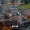 Boss Grill IQBBQ4BBLEN Kentucky Premium - 4 Burner Gas BBQ Grill with Side Burner - Black    