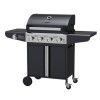 Boss Grill IQBBQ4BBLEN Kentucky Premium - 4 Burner Gas BBQ Grill with Side Burner - Black    