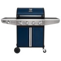 IQBBQ4BBLUE Boss Grill Kentucky Premium - 4 Burner Gas BBQ Grill with Side Burner - Blue