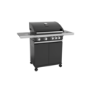 Boss Grill Alabama Elite - 4 Burner Gas BBQ Grill with Side Burner - Black