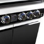 Refurbished Boss Grill Alabama Elite - 4 Burner Gas BBQ Grill with Side Burner - Black