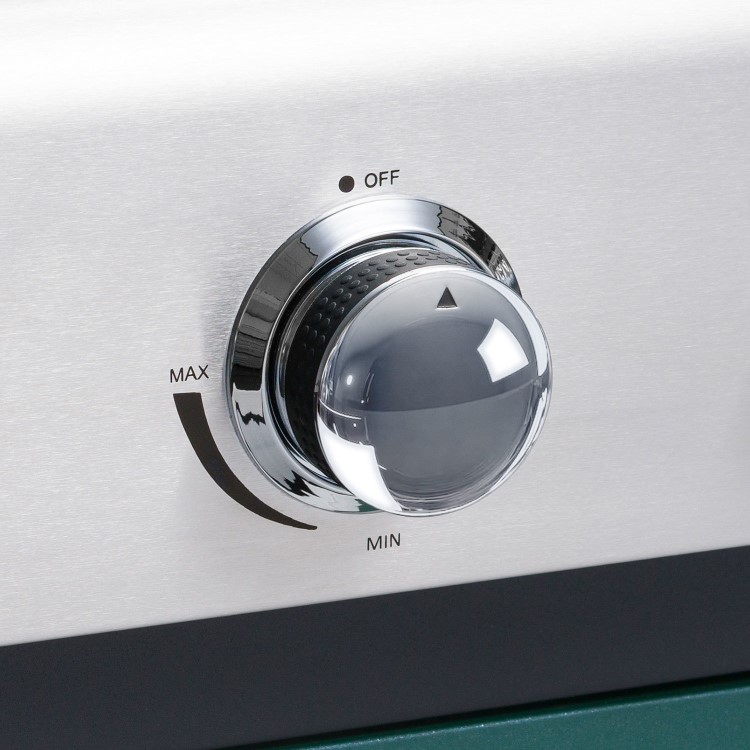 Boss Grill Kentucky Premium - 4 Burner Gas BBQ Grill with Side Burner - Green