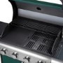 Boss Grill Kentucky Premium - 4 Burner Gas BBQ Grill with Side Burner - Green