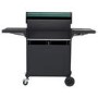 Boss Grill Kentucky Premium - 4 Burner Gas BBQ Grill with Side Burner - Green