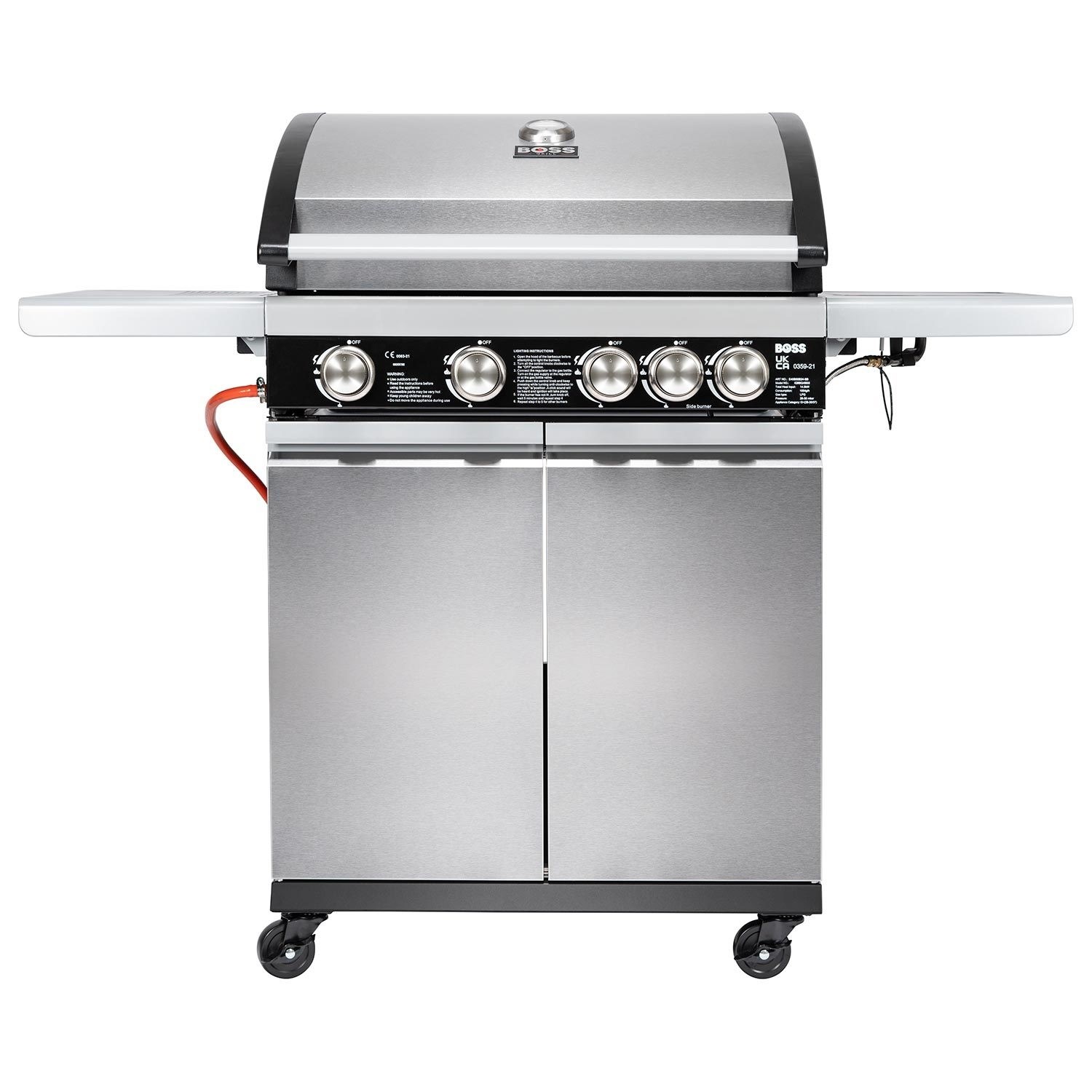 Boss Grill Alabama Elite 4 Burner Gas BBQ in Stainles