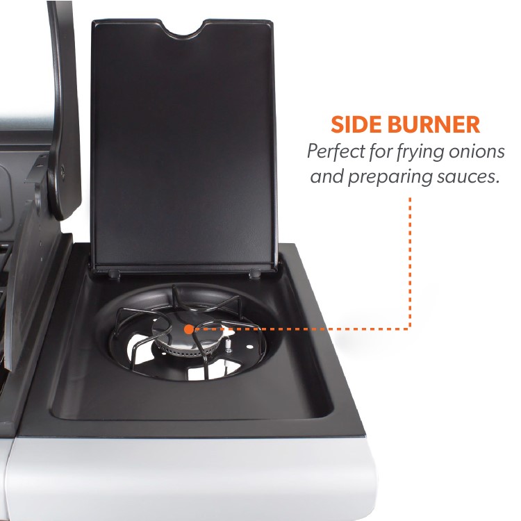 Refurbished Boss Grill Alabama Elite - 4 Burner Gas BBQ with Side Burner - Stainless Steel 