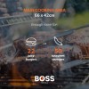 Boss Grill Alabama Elite - 4 Burner Gas BBQ with Side Burner - Stainless Steel 