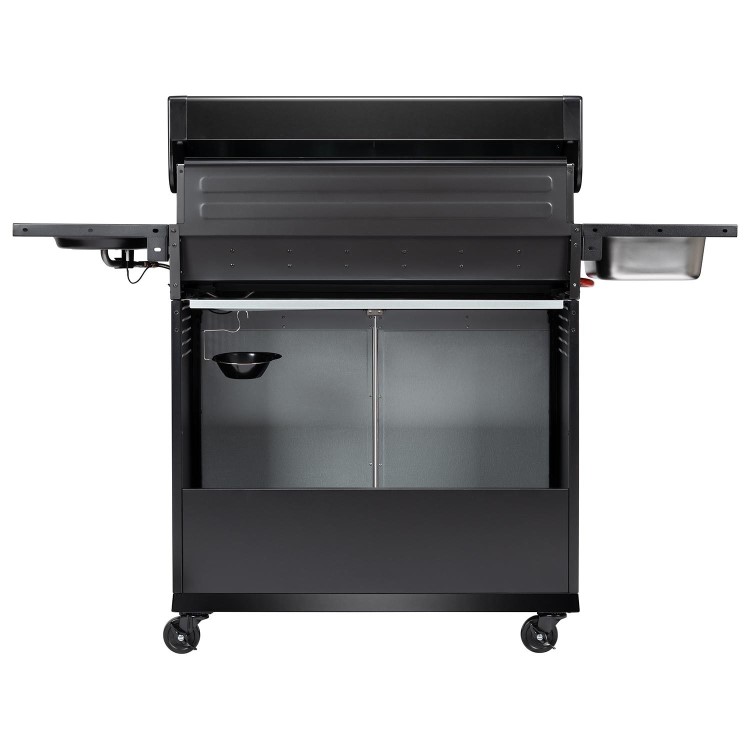 Refurbished Boss Grill Alabama Elite IQBBQ6BBL 6 Burner Gas BBQ with Side Burner in Black