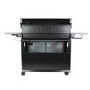 GRADE A2 - The Alabama 6 Burner Gas BBQ in Black Stainless Steel with Free BBQ Cover