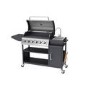 Boss Grill Texas Slimline Outdoor Kitchen - 6 Burner Gas BBQ with Sink - Black