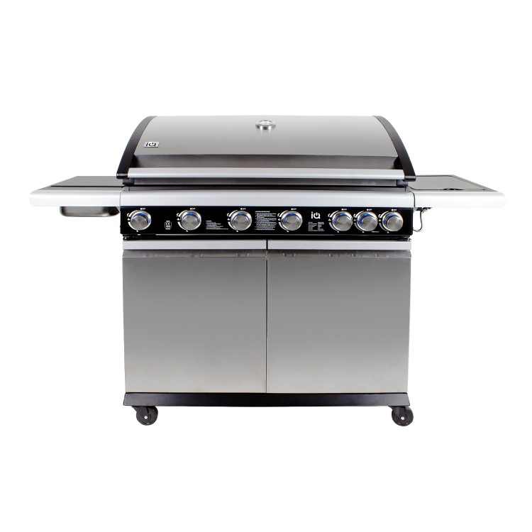 Refurbished Boss Grill Alabama Elite - 6 Burner Gas BBQ with Side Burner - Stainless Steel