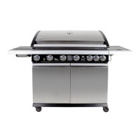 Refurbished Boss Grill Alabama Elite - 6 Burner Gas BBQ with Side Burner - Stainless Steel