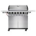 Boss Grill Alabama Elite - 6 Burner Gas BBQ with Side Burner - Stainless Steel