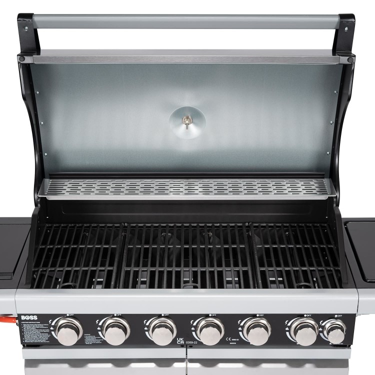 Refurbished Boss Grill Alabama Elite - 6 Burner Gas BBQ with Side Burner - Stainless Steel