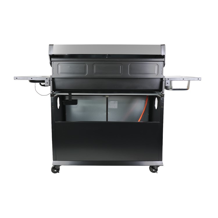Refurbished Boss Grill Alabama Elite - 6 Burner Gas BBQ with Side Burner - Stainless Steel