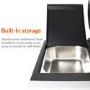 GRADE A2 - The Alabama Elite 6 Burner Gas BBQ In Stainless Steel  - Includes BBQ Cover