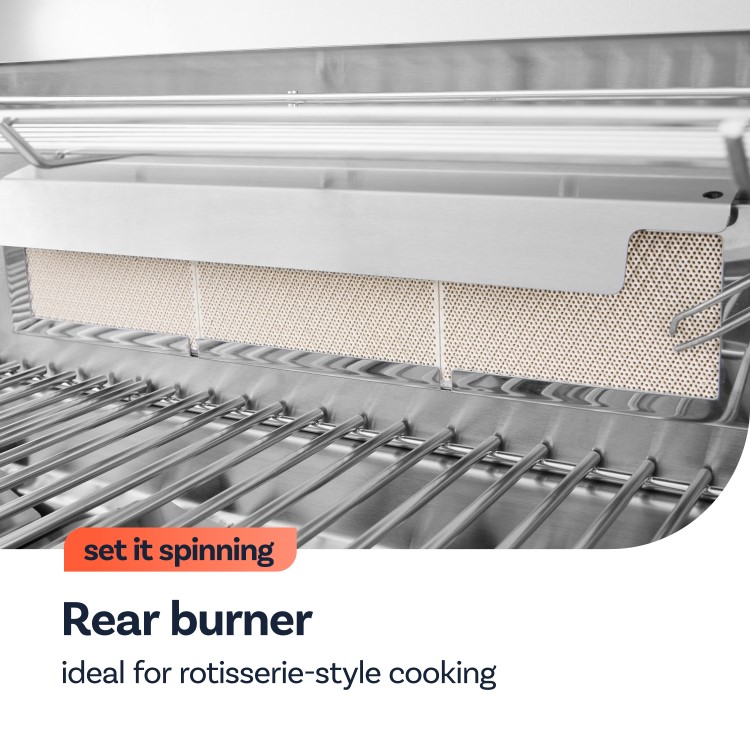 Boss Grill Premium Modular 6 Burner Built-In BBQ with Fridge - Stainless Steel 