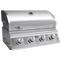 Boss Grill Texas Lone Star 4 Burner Built In Gas BBQ Grill - Stainless Steel Boss Grill Texas Lone Star 4 Burner Built In Gas BBQ Grill - Stainless Steel