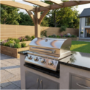 Boss Grill Texas Lone Star 4 Burner Built In Gas BBQ Grill - Stainless Steel
