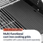 Boss Grill 6 Burner Built-In Gas BBQ - Stainless Steel 