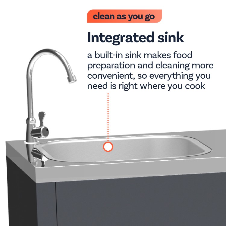 Boss Grill All Star Pro Modular Dual Fuel Outdoor Kitchen - Built-In Gas & Charcoal BBQ with Fridge - Black