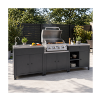 Boss Grill Texas All Star Outdoor Kitchen Modular - 4 Burner Gas BBQ Grill - Stainless Steel