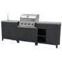 Boss Grill Texas All Star Outdoor Kitchen Modular - 4 Burner Gas BBQ Grill - Stainless Steel
