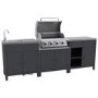 Boss Grill Texas All Star Outdoor Kitchen Modular - 4 Burner Gas BBQ Grill - Stainless Steel