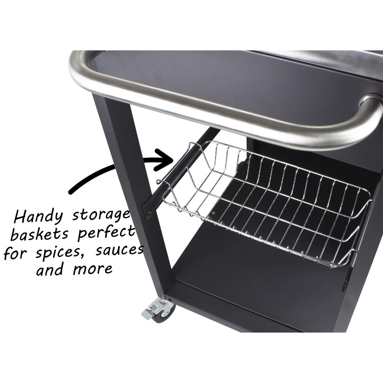 GRADE A1 - The Texas Outdoor 4 Burner BBQ Kitchen - Includes BBQ Cover and Utensils Set