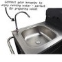 GRADE A1 - The Texas Outdoor 4 Burner BBQ Kitchen - Includes BBQ Cover and Utensils Set