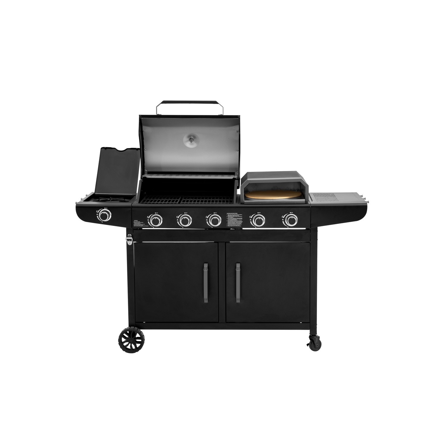 Boss Grill Forno 3-In-1 3 Burner Gas Bbq With Pizza Oven  IQBBQMULTI