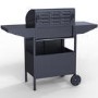 GRADE A3 - Heavy cosmetic damage - iQ 3 Burner Gas BBQ with Side Burner. Free Accessory Pack Includes BBQ Cover and Utensil Set