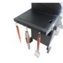 GRADE A3 - Heavy cosmetic damage - iQ 3 Burner Gas BBQ with Side Burner. Free Accessory Pack Includes BBQ Cover and Utensil Set