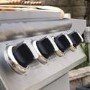 Refurbished Boss Grill Georgia Classic 4 Burner Gas BBQ Grill with Side Burner Silver