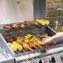Refurbished Boss Grill Georgia Classic 4 Burner Gas BBQ Grill with Side Burner Silver