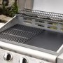 Refurbished Boss Grill Georgia Classic 4 Burner Gas BBQ Grill with Side Burner Silver