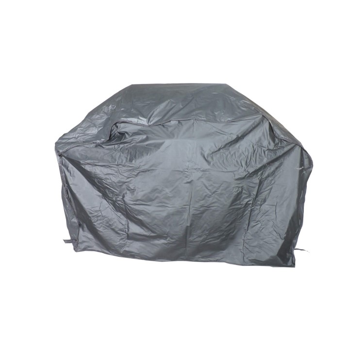 GRADE A1 - iQ 4 Burner Gas BBQ with Side Burner. Free Accessory Pack Includes BBQ Cover and Utensil Set