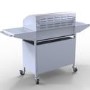 GRADE A3 - The West Virginia Classic 4 Burner Gas BBQ with Side Burner - Includes BBQ Cover and Utensil Set