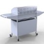 GRADE A2 - The West Virginia Classic 4 + 1 Burner Gas BBQ in Silver 