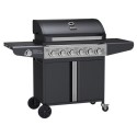 IQBQ6BCHTB Boss Grill Kentucky Premium - 6 Burner Gas BBQ Grill with Side Burner - Black