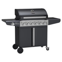 Refurbished Boss Grill Kentucky Premium 6 Burner Gas + 1 Side Burner BBQ Black