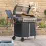Refurbished Boss Grill Kentucky Premium 6 Burner Gas + 1 Side Burner BBQ Black