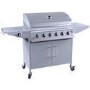 GRADE A3 - Missing Parts - iQ 6 Burner Gas BBQ with Side Burner. Free Accessory Pack Includes BBQ Cover and Utensil Set